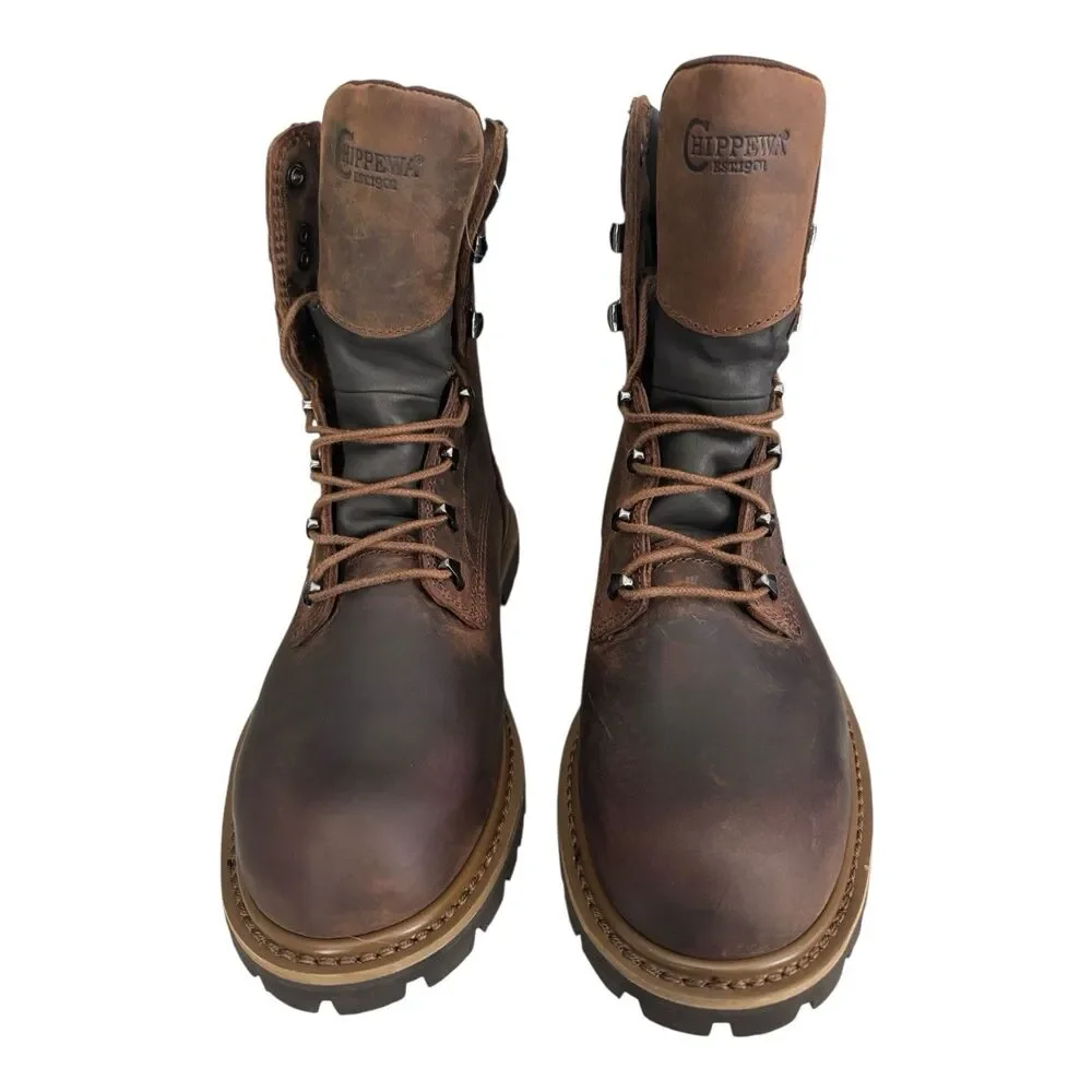 Chippewa 55069 Birkhead 8” Work Boots Men’s‎ 9.5 XW Leather Waterproof Steel Toe